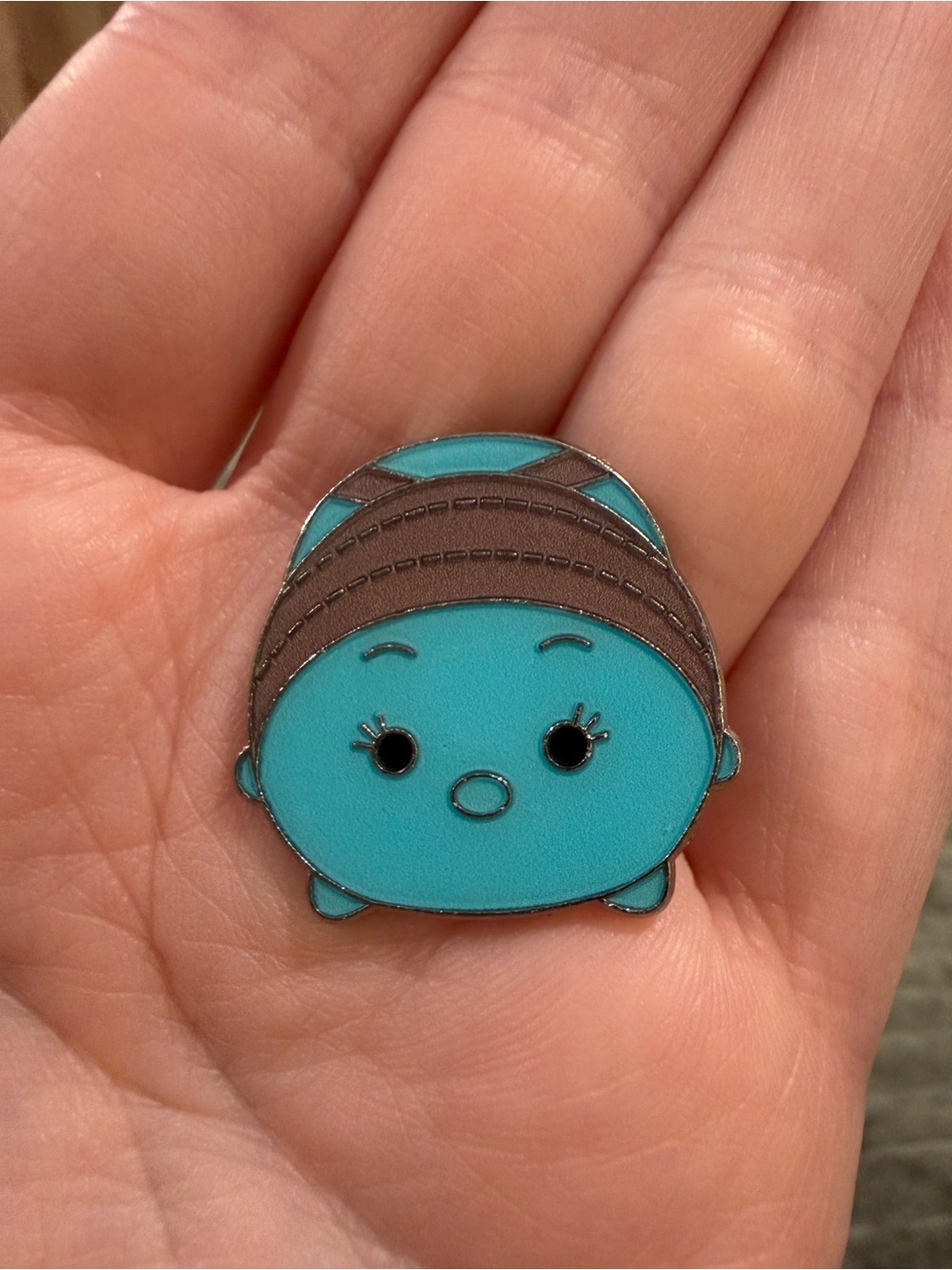 Star Wars Aayla Secura Tsum Tsum Blue Disney Trading Pin NEW